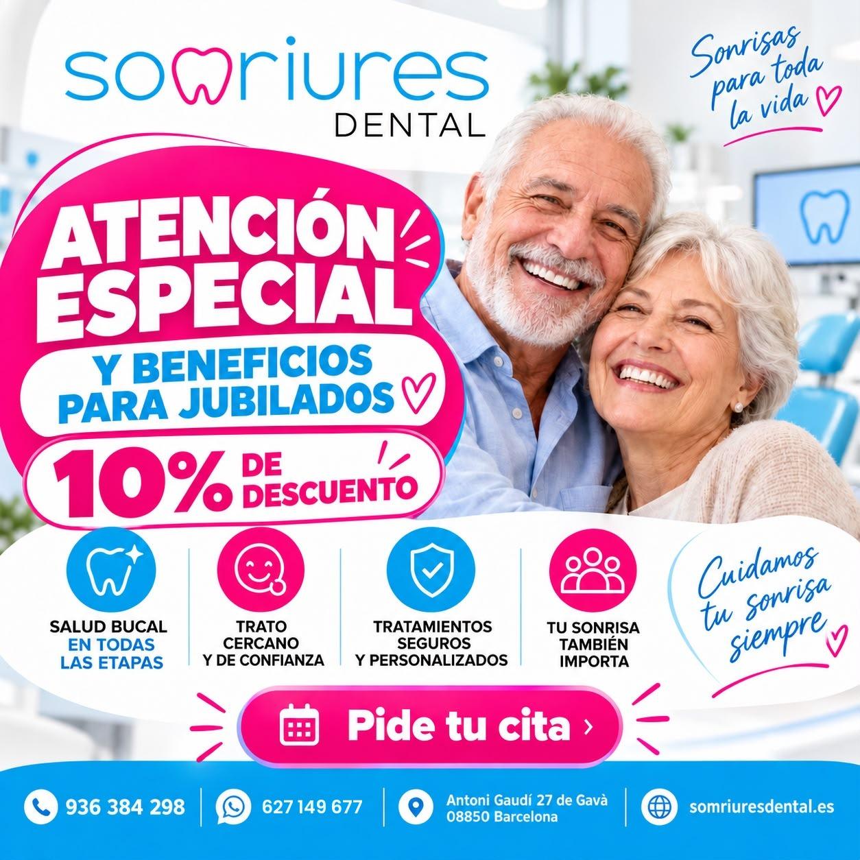 10% de descuento para jubilados