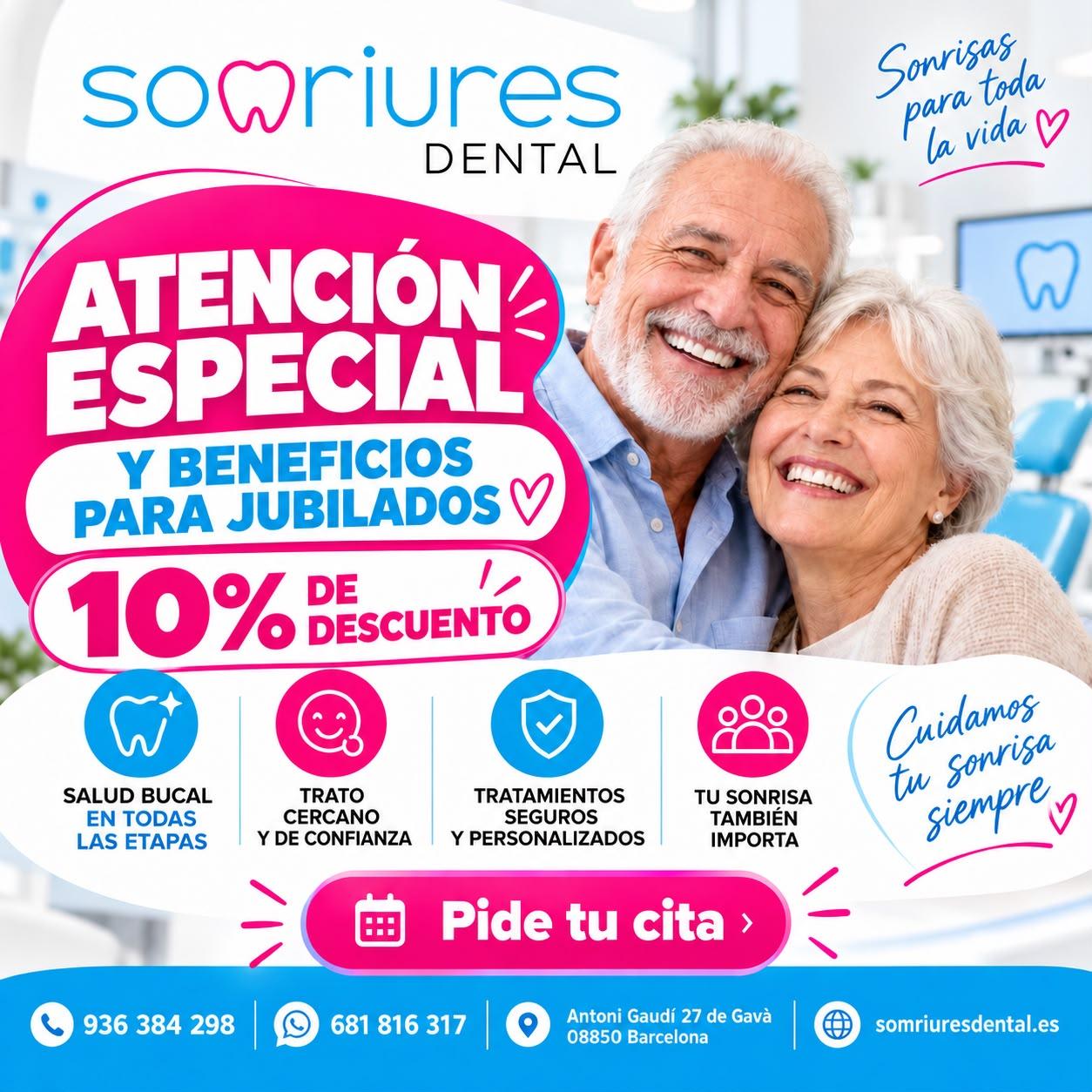 10% de descuento para jubilados